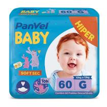 Fralda Panvel Baby Soft Sec G Com 60 Unidades Fralda Panvel Baby Soft Sec G Com 60 Unidades