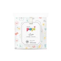 Fralda Papi Luxo Com Bainha Estampada 70Cm X 67Cm Contem 05 Un - Ref.:1085