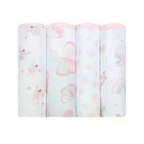 Fralda Papi Soft Estampada 70CmX70Cm Flores Fralda Papi Soft Estampada 70CmX70Cm Flores