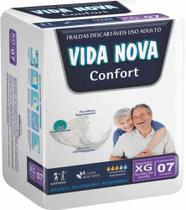 Fralda para adulto geriátrica vida nova confort xg 7 unidades - EUROFRAL