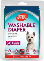 Fralda para cães, solução simples, lavável, feminina, pequena, 1 pacote