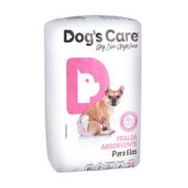 Fralda para femeas tam p - pacote c/ 24 unidades - DOGS CARE