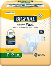 Fralda para Incontinência Urinária Bigfral Derma Plus Tam.P - 9 fraldas