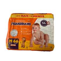 Fralda Pequerrucho Hiper Tamanho M 66 Unidades