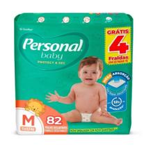 Fralda Personal Baby Giga M, Pacote Com 82 Unidades