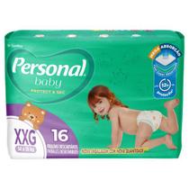 Fralda personal baby jumbo xxg 16un