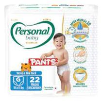 Fralda Personal Baby Premium Pants Jumbo 1 Pacote Tamanho G Com 22 Unidades