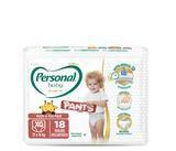 Fralda Personal Baby Premium Pants JUMBO -1 Pacote Tamanho XG Com 18 Unidades