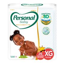 Fralda Personal Baby Premium Protection Tamanho XG com 26 Unidades