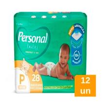 Fralda Personal Baby Protect e Sec Jumbo P - 12 Pacotes com 28