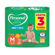 Fralda Personal Baby Protect & Sec Abre e Fecha M 70 Unidades