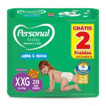 Fralda Personal Baby Protect & Sec Abre e Fecha XXG 28 Unidades