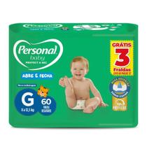 Fralda Personal Baby Protect & Sec Personal G 60 Unidades Fralda Personal Baby Protect & Sec Personal G 60 Unidades
