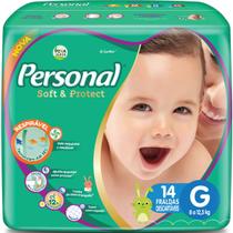 Fralda Personal Baby Protect & Sec Soft Jumbinho - 12 Horas