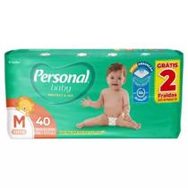 Fralda Personal Baby Protect & Sec - Tam. M - 40 fraldas