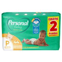 Fralda Personal Baby Protect & Sec - Tam P - 44 unidades - ATACADO BARATO
