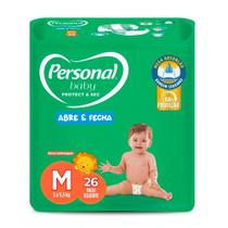 Fralda Personal Baby Protect & Sec Tamanho M com 26 Fraldas Descartáveis Fralda Personal Baby Protect & Sec Tamanho M com 26 Fraldas Descartáveis