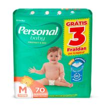 Fralda Personal Baby Protect Sec Tamanho M Leve 70 Pague 67 Fraldas Descartáveis