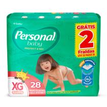 Fralda Personal Baby Protect & Sec Tamanho XG Leve 28 Pague 26 Fraldas Descartáveis