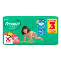 Fralda Personal Baby Protect & Sec Tamanho XG Leve 50 Pague 47 Unidades Descartáveis