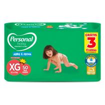 Fralda Personal Baby Protect & Sec Tamanho XG Leve 50 Pague 47 Unidades Descartáveis Fralda Personal Baby Protect & Sec Tamanho XG Leve 50 Pague 47 Unidades Descartáveis