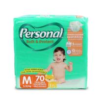 Fralda Personal Baby Soft & Protect Hiper M 70 Unidades