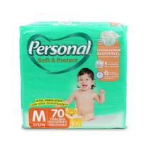 Fralda Personal Baby Soft & Protect M 70 Unidades