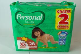 Fralda Personal Baby Soft & Protect Mega Tam XG 11,5 a 15 kg com 28 Unidades