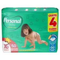 Fralda Personal Giga 1 Pacote Tamanho XG Com 60 Unidades de 11,5 a 15 kg