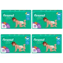 Fralda Personal Hiper XXG até 14 kg 4 Pacotes Com 50 Unidades Cada Fralda Personal Hiper XXG até 14 kg 4 Pacotes Com 50 Unidades Cada
