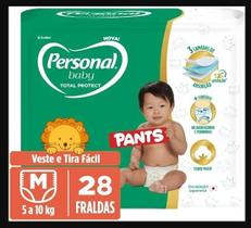 Fralda Personal Pants Shorts M 28 unidades