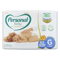 Fralda Personal Premium Hiper G 1 Pacote Com 62 Unidades