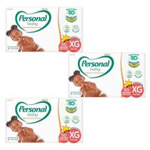 Fralda Personal Premium Hiper XG 3 Pacotes Com 50 Unidades Cada