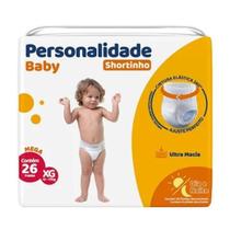 Fralda Personalidade Baby Shortinho Mega XG 26 Unidades