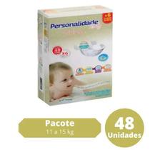 Fralda Personalidade Baby Total Care 1 Pacote Tamanho XG - de 11 á 15 Kg Com 48 Unidades
