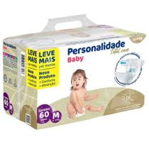 Fralda Personalidade Baby Total Care Bag - Tamanho M - 60 Unidades