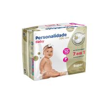 Fralda Personalidade Baby Total Care P com 70 unidades