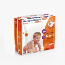 Fralda Personalidade Baby Ultra Sec pacote hiper tamanho M - Eurofral