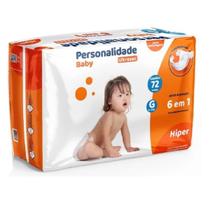 Fralda Personalidade Baby Ultrassec G 72un - Eurofral