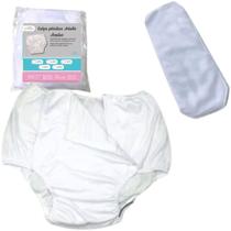 Fralda Plastica pra Adulto Reutilizável Avulsa c/ Absorvente