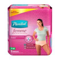 Fralda Plenitud Active Feminina Tamanho P/m 8 Und