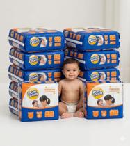 Fralda Pom Pom Clássica G Kit 10 Pacotes Econômicos Rápida Absorção Bebê