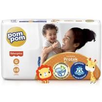 Fralda pom pom fisher price derma protek G C/68 fraldas Fralda pom pom fisher price derma protek G C/68 fraldas