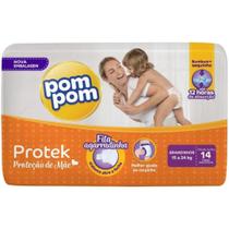 Fralda Pom Pom Protek Grandinhos 1 Pacote c/ 14 unidades
