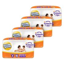 Fralda pom pom protek hiper xxg 4x50 Fralda pom pom protek hiper xxg 4x50