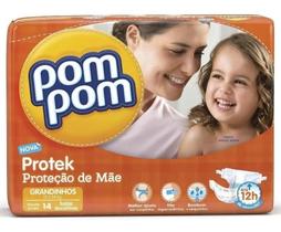 Fralda Pom Pom Protek Para Grandinhos De 15kg-24kg Com 14un
