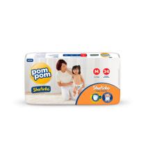 Fralda Pom Pom Shortinho Jumbo M 34 Unidades