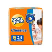 Fralda Pompom Classica Dia & Noite