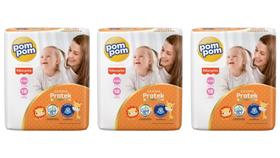 Fralda Pompom Derma Prote Jumbo Tam XXG- ATACADO BARATO - 54 Unidades/Tiras