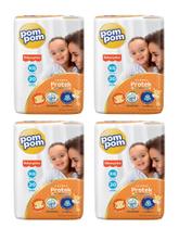 Fralda Pompom Derma Protek Jumbo Tam XG- ATACADO BARATO - Kit com 80 Unidades/Tiras